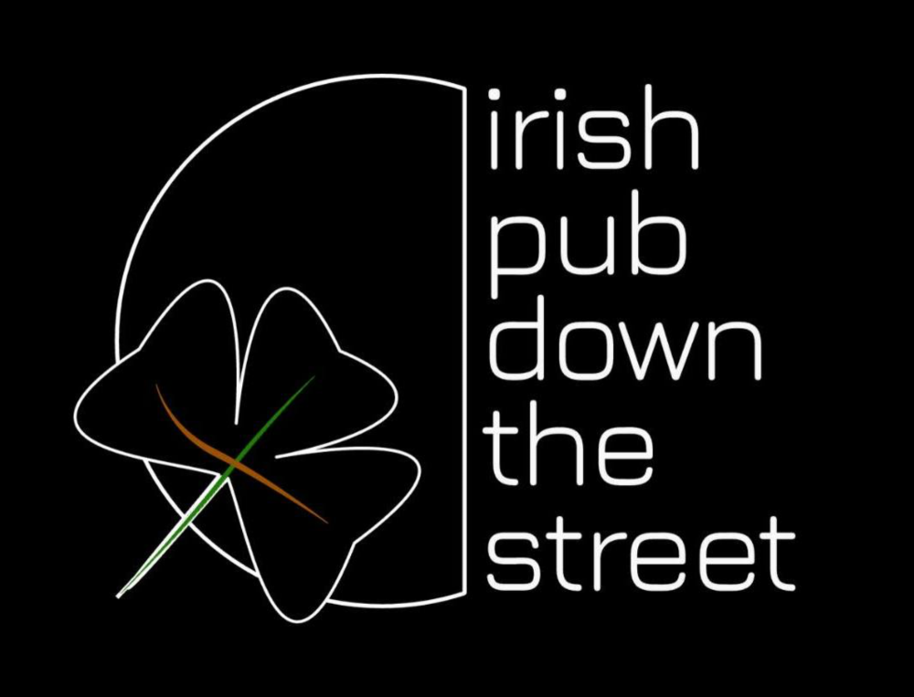 Logo Irish pub down the street
